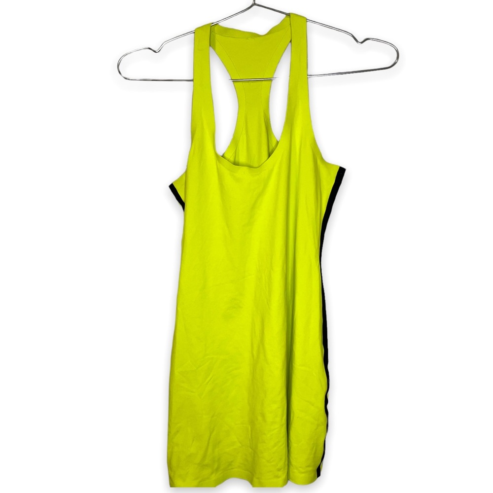 Lululemon Neon Yellow Racerback Workout Tank Top